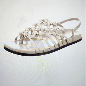 ALUMNAE Leather Braided Slingback Sandals 7.5